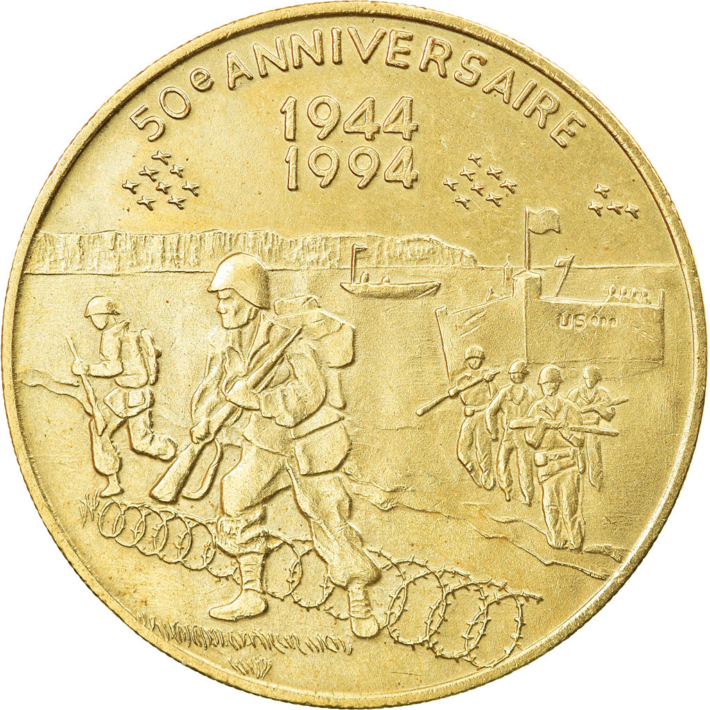 France, Token, 50ème Anniversaire du Débarquement, Jour J, Politics, Society