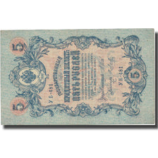 Banknote, Russia, 5 Rubles, 1909, 1909, KM:35a, AU(50-53)
