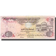 Banknot, Zjednoczone Emiraty Arabskie, 5 Dirhams, 2007, 2007, KM:19d, EF(40-45)