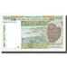 Geldschein, West African States, 500 Francs, 2001, 2001, KM:710Kl, SS+