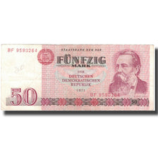 Banknote, Germany - Democratic Republic, 50 Mark, 1971, 1971, KM:30a, EF(40-45)