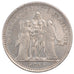 FRANCE, Hercule, 5 Francs, 1873, Paris, KM #820.1, EF(40-45), Silver, Gadoury...