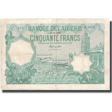 Billete, 50 Francs, 1932, Algeria, 1932-11-24, KM:80a, BC