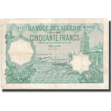 Banknote, Algeria, 50 Francs, 1932, 1932-11-24, KM:80a, VF(20-25)