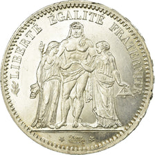 Francja, 5 Francs, Hercule, 1873, Paris, Srebro, MS(60-62), Gadoury:745a