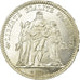 Frankrijk, 5 Francs, Hercule, 1873, Paris, Zilver, PR+, Gadoury:745a, KM:820.1