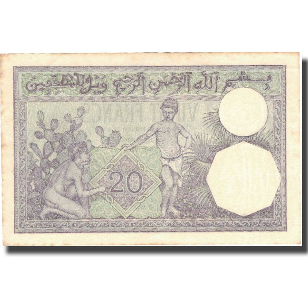 Geldschein, Algeria, 20 Francs, 1941, 1941-09-09, KM:78c, SS+