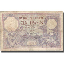 Banknote, Algeria, 100 Francs, 1928, 1928-08-29, KM:19, VF(20-25)