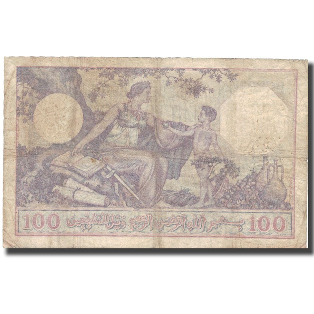 Banknote, Algeria, 100 Francs, 1928, 1928-08-29, KM:19, VF(20-25)