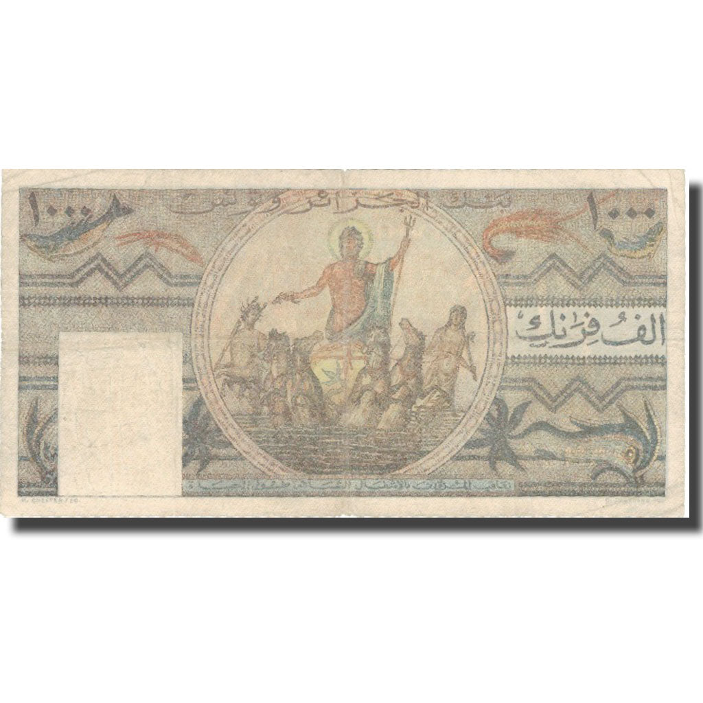 Banknote, Tunisia, 1000 Francs, 1950, 1950-07-10, KM:29a, EF(40-45)