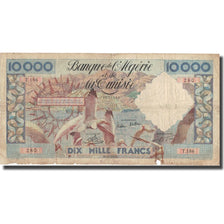 Banknote, Algeria, 10,000 Francs, 1956, 1956-01-16, KM:110, VG(8-10)