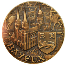 Francia, medalla, Bayeux, 40 Ans du Débarquement, Politics, Society, War, 1984