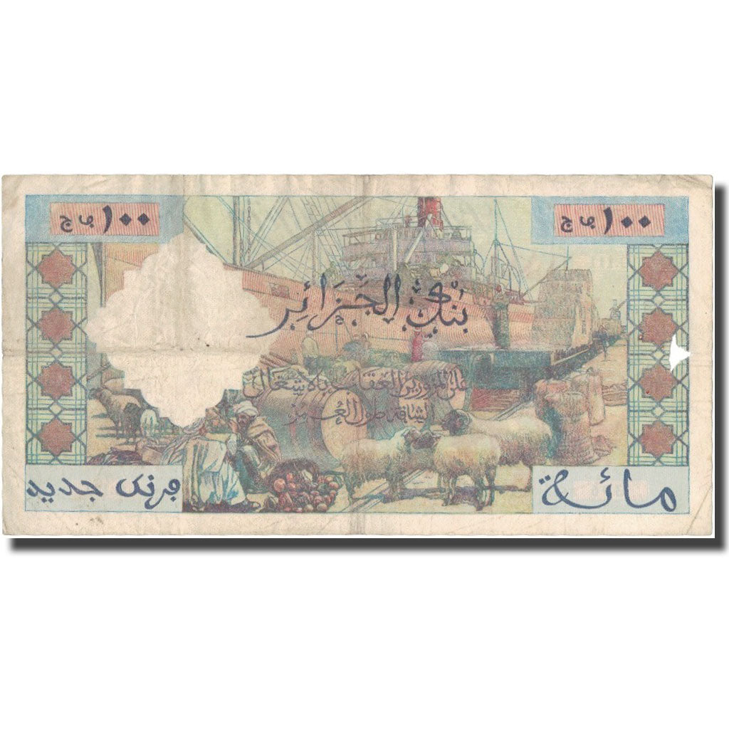 Billet, Algeria, 100 Nouveaux Francs, 1959, 1959-12-18, KM:121b, B