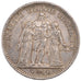 Francia, Hercule, 5 Francs, 1876, Paris, BB, Argento, KM:820.1, Gadoury:745a