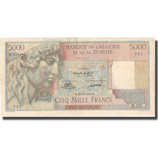 Banknote, Algeria, 5000 Francs, 1949, 1949-10-28, KM:109a, VF(30-35)