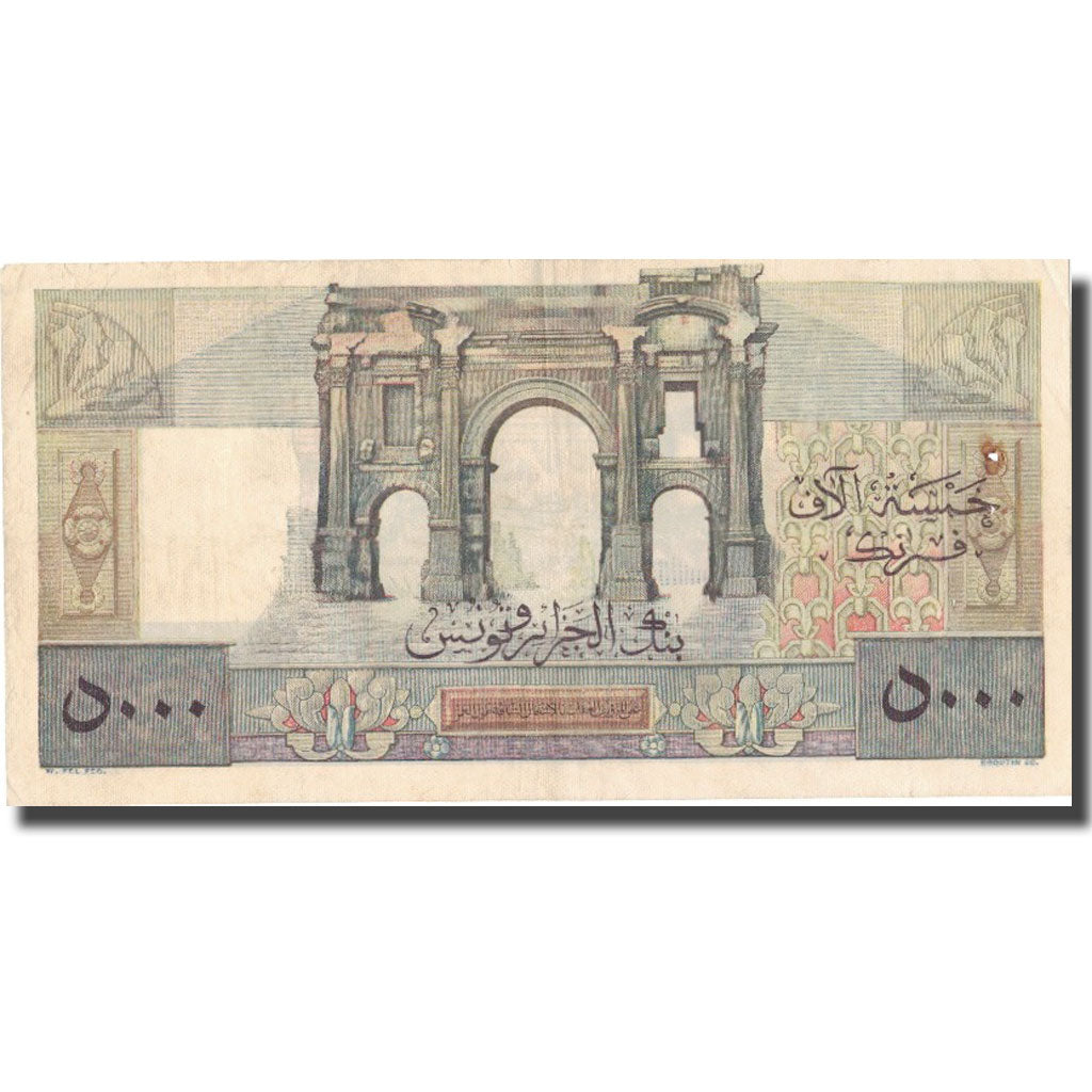 Banknote, Algeria, 5000 Francs, 1949, 1949-10-28, KM:109a, VF(30-35)