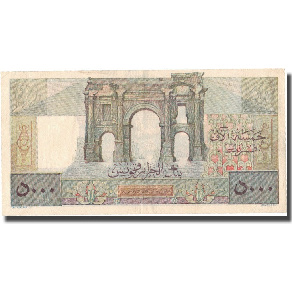 Banknote, Algeria, 5000 Francs, 1950, 1950-02-21, KM:109a, AU(55-58)