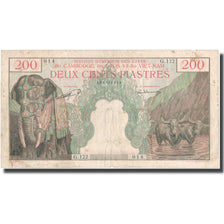 Billet, FRENCH INDO-CHINA, 200 Piastres = 200 Riels, UNDATED 1953, KM:98, TB+