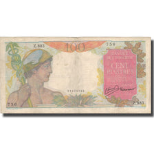 Billet, FRENCH INDO-CHINA, 100 Piastres, Undated (1947), KM:82a, TTB