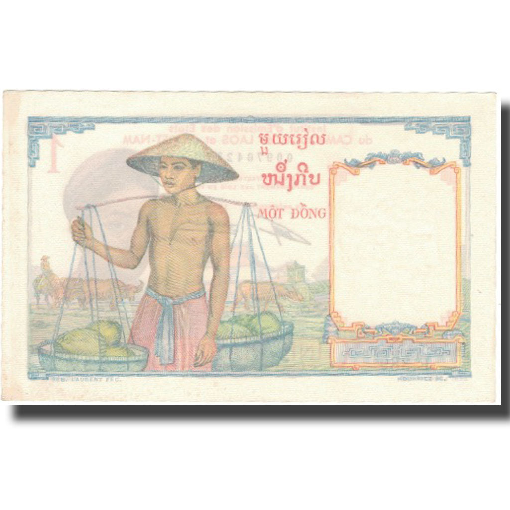 Geldschein, FRENCH INDO-CHINA, 1 Piastre, Undated (1953), KM:92, UNZ