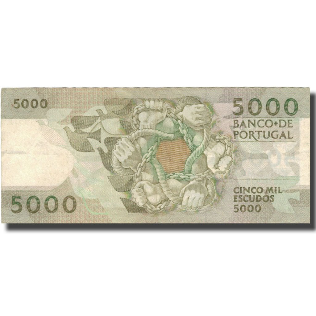 Banknote, Portugal, 5000 Escudos, 1987, 1987-02-12, KM:183a, EF(40-45)