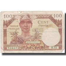 Francja, 100 Francs, 1947, 1947, VG(8-10), Fayette:VF32.1, KM:M9