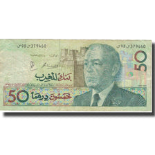 Banknote, Morocco, 50 Dirhams, 1987, 1987, KM:64d, VF(20-25)