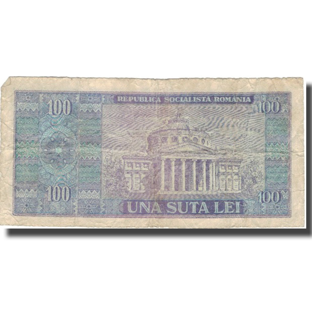 Geldschein, Rumänien, 100 Lei, 1966, 1966-, KM:97a, SGE