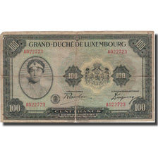 Banknote, Luxembourg, 100 Francs, Undated (1944), KM:47a, F(12-15)