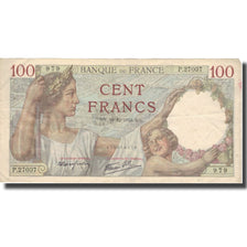 France, 100 Francs, 100 F 1939-1942 ''Sully'', 1941, 1941-12-18, EF(40-45)