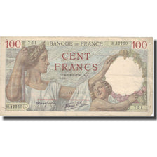 Frankreich, 100 Francs, 100 F 1939-1942 ''Sully'', 1941, 1941-01-09, SS