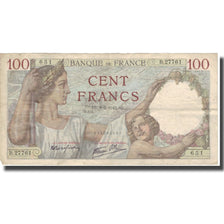 Francia, 100 Francs, 100 F 1939-1942 ''Sully'', 1942, 1942-01-08, MBC