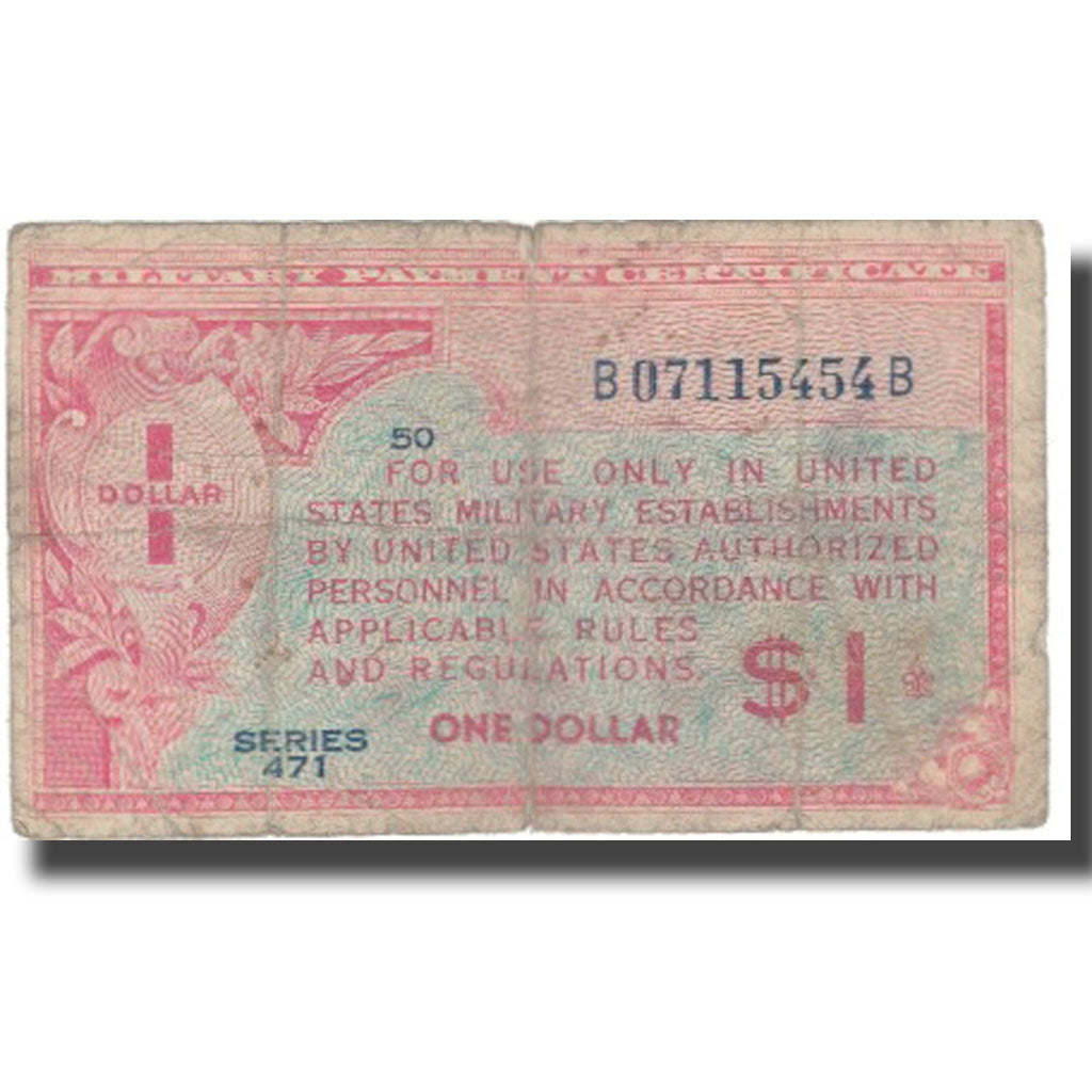 Banknote, United States, 1 Dollar, KM:M12a, VG(8-10)