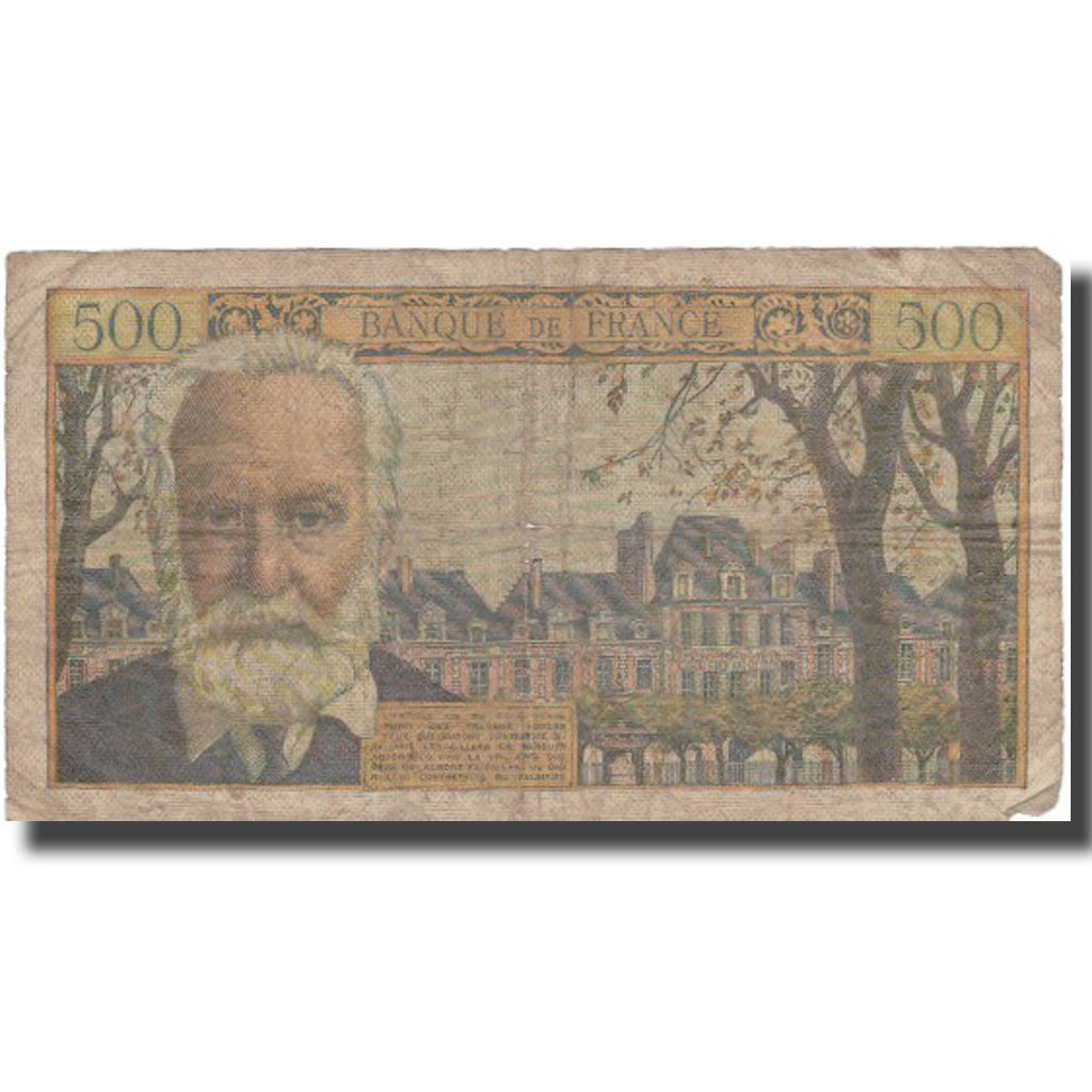 France, 500 Francs, 1954, 1954-03-04, B+, Fayette:35.2, KM:133a