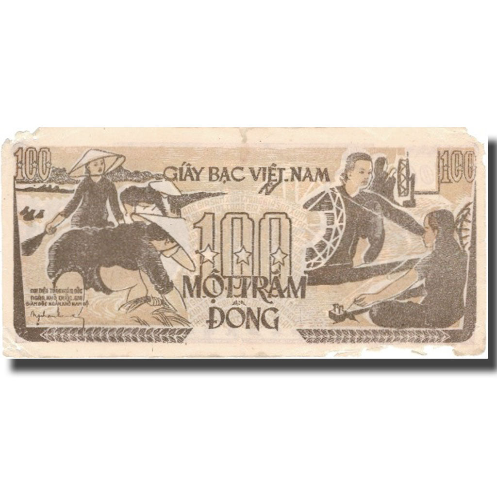 Banknote, Vietnam, 100 D<ox>ng, 1951, 1951, KM:35, F(12-15)