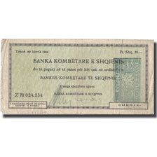 Banknote, Albania, 20 Franga, 1944, 1944, VF(30-35)