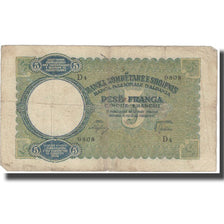 Banknote, Albania, 5 Franga, Undated (1939), KM:6a, VF(20-25)