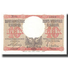 Banknote, Albania, 10 Lek, Undated (1940), KM:11, UNC(64)