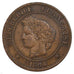FRANCE, Cérès, 5 Centimes, 1894, Paris, KM #821.1, EF(40-45), Bronze, Gadoury #.