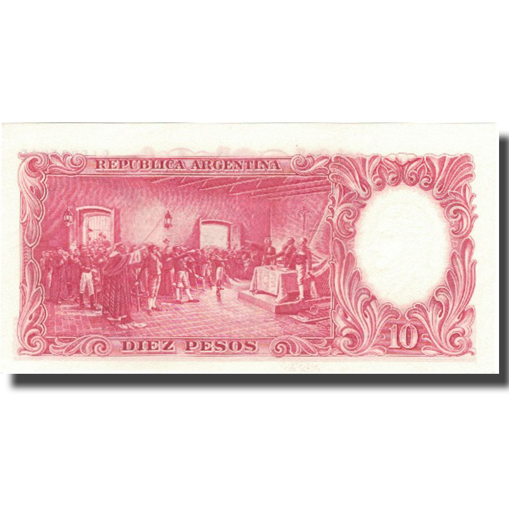 Geldschein, Argentinien, 10 Pesos, KM:270a, UNZ