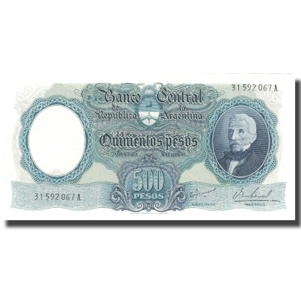 Banknote, Argentina, 500 Pesos, KM:278a, UNC(64)