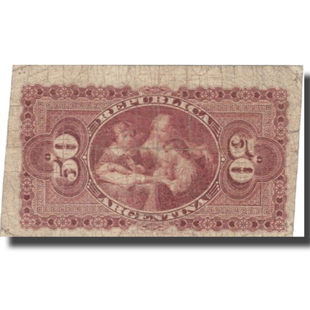 Banknote, Argentina, 50 Centavos, 1883, 1883-10-04, KM:8, VF(20-25)