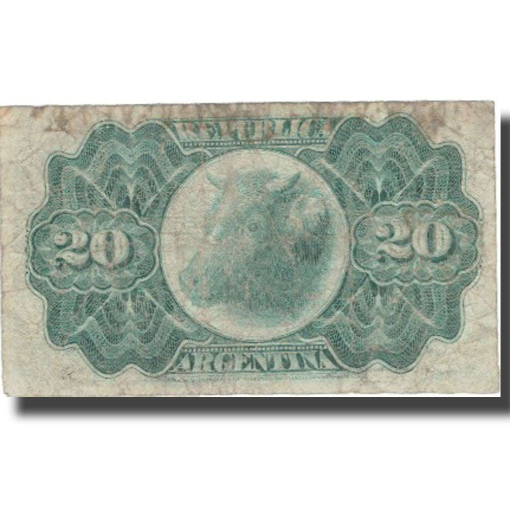 Banknote, Argentina, 20 Centavos, 1801, 1801-09-29, KM:215, F(12-15)