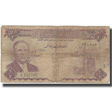 Banknote, Tunisia, 1/2 Dinar, KM:57, VG(8-10)