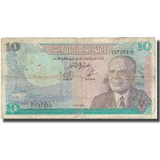 Banknote, Tunisia, 10 Dinars, 1969, 1969-06-01, KM:65a, VG(8-10)