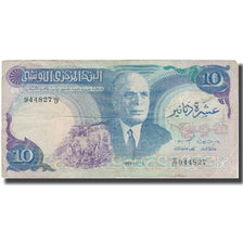 Banknote, Tunisia, 10 Dinars, 1983, 1983-11-03, KM:80, VF(30-35)