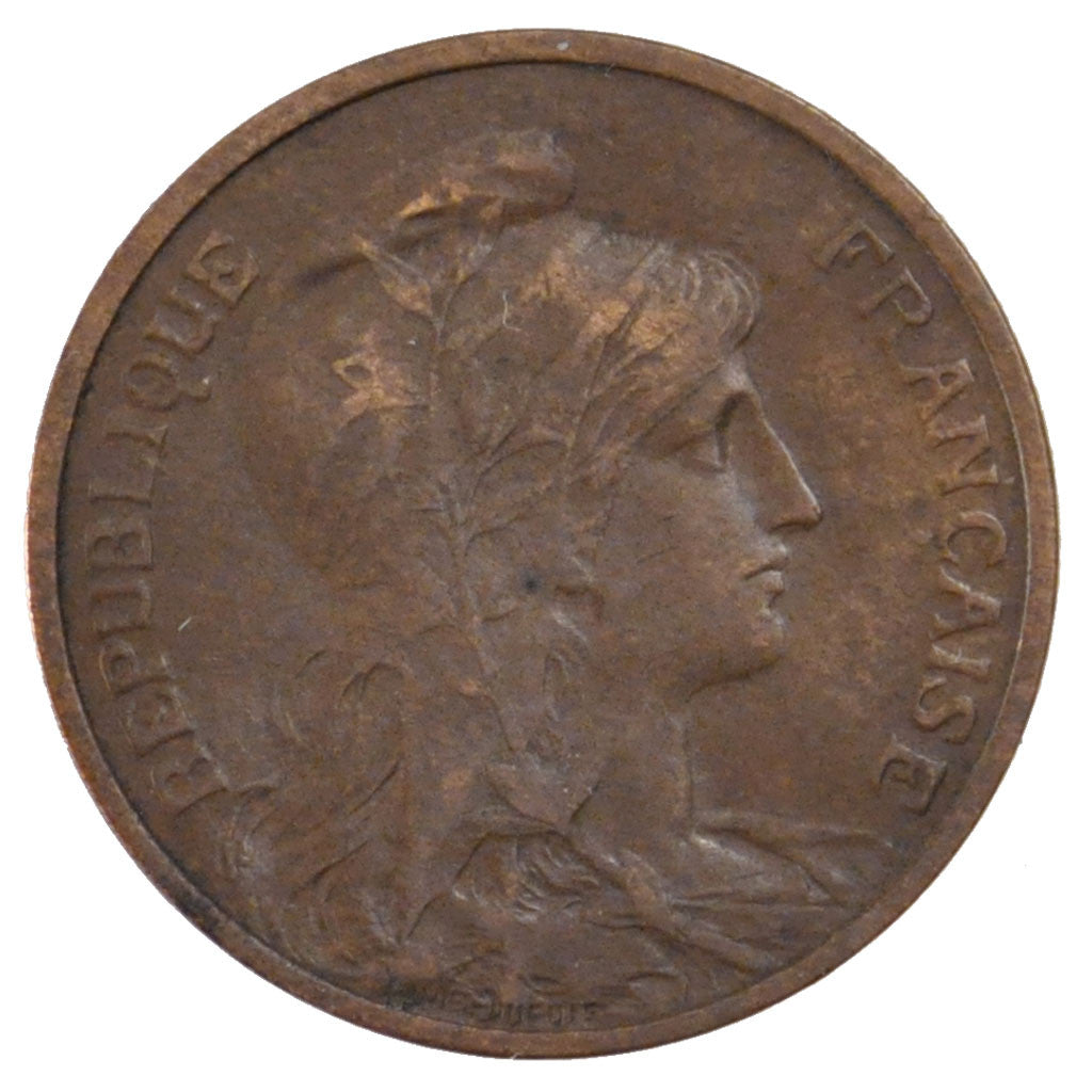 Coin, France, Dupuis, 5 Centimes, 1908, Paris, EF(40-45), Bronze, Gadoury:165
