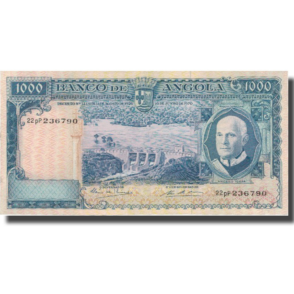 Billet, Angola, 1000 Escudos, 1970, 1970-06-10, KM:98, SUP