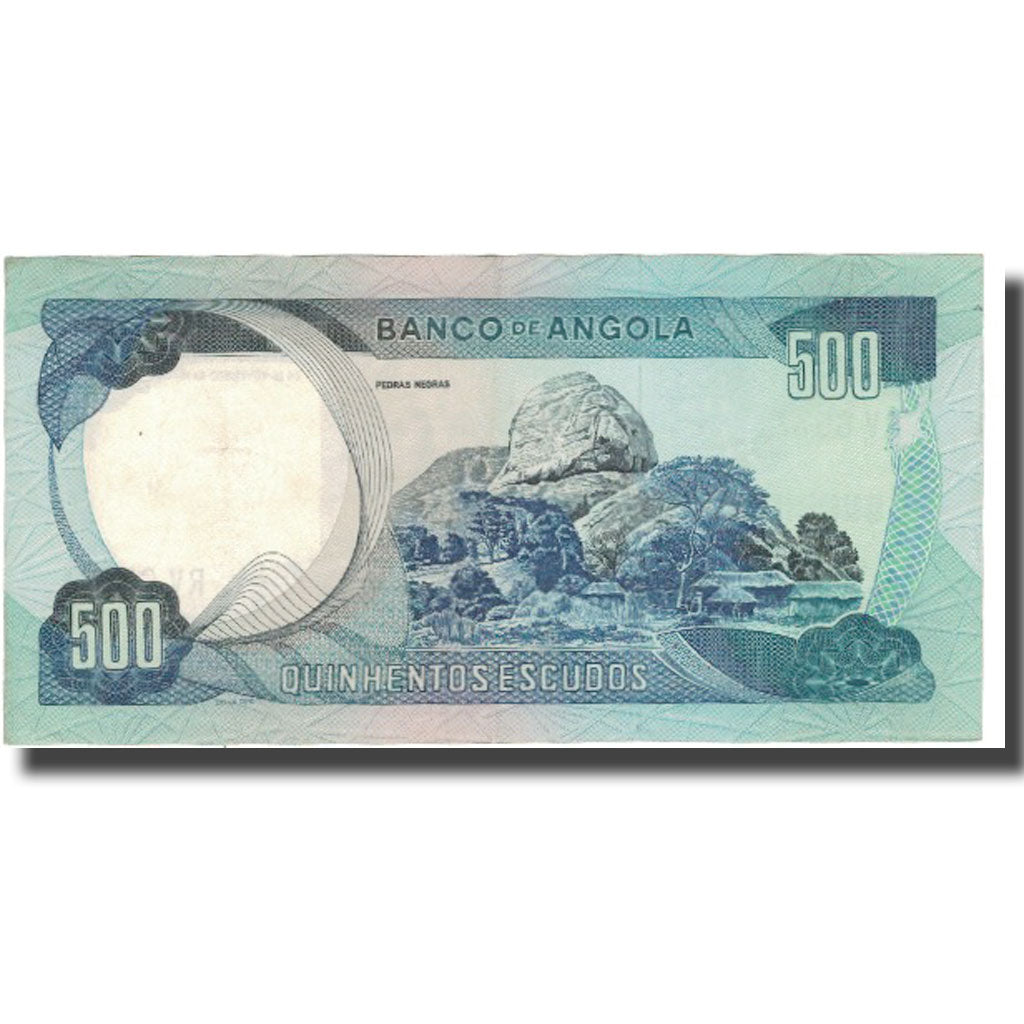 Billet, Angola, 500 Escudos, 1972, 1972-11-24, KM:102, TTB+