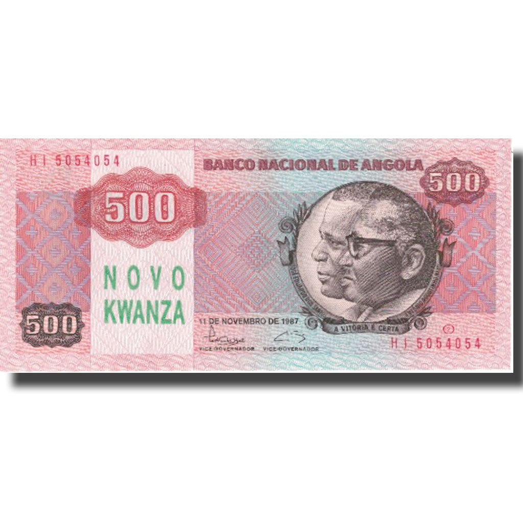 Billet, Angola, 500 Novo Kwanza on 500 Kwanzas, 1987, 1987-11-11, KM:123, NEUF
